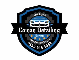 Coman Detailing logo design by hopee