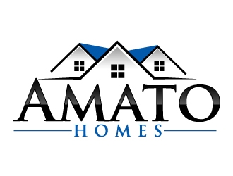 Amato Homes logo design by AamirKhan