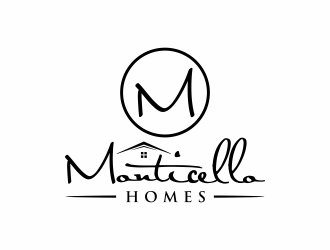 Monticello Homes logo design by Msinur