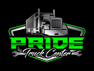 Pride Truck Center logo design by daywalker