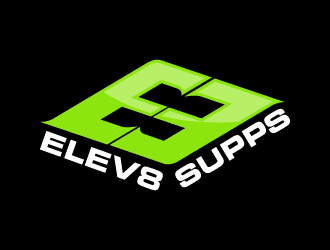 Elev8 Supps logo design by bluespix