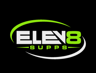 Elev8 Supps logo design by bluespix