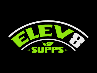 Elev8 Supps logo design by bluespix