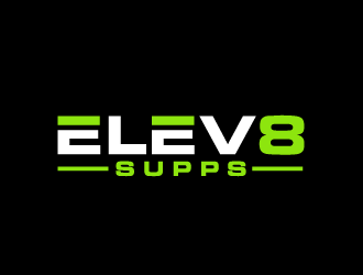 Elev8 Supps logo design by bluespix