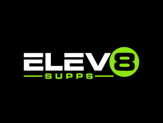 Elev8 Supps logo design by bluespix