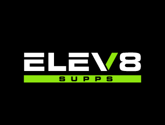 Elev8 Supps logo design by bluespix