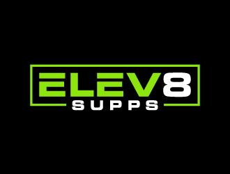 Elev8 Supps logo design by bluespix