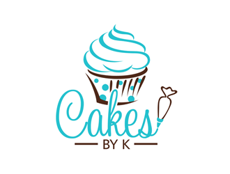 Cakes by K logo design by ingepro