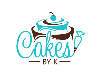 Cakes by K logo design by ingepro