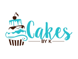 Cakes by K logo design by AamirKhan
