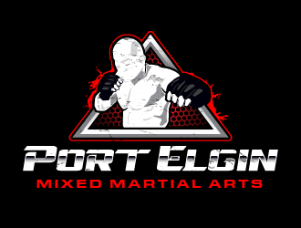 Port Elgin Mixed Martial Arts logo design by PRN123