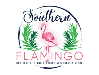 Southern Flamingo  logo design by DreamLogoDesign