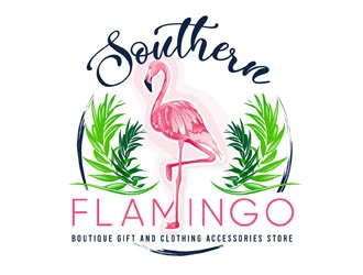 Southern Flamingo  logo design by DreamLogoDesign