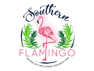 Southern Flamingo  logo design by DreamLogoDesign