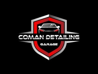 Coman Detailing logo design by kasperdz