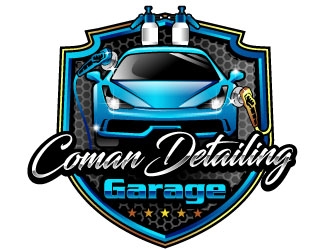 Coman Detailing logo design by Suvendu