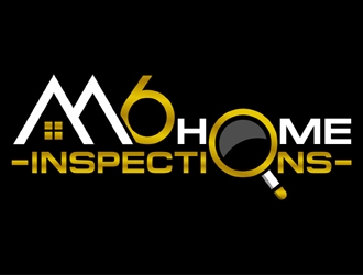 M6 Home Inspections logo design by MAXR