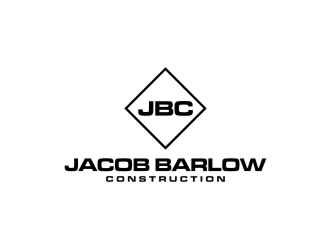 jacob barlow construction logo design by Adundas