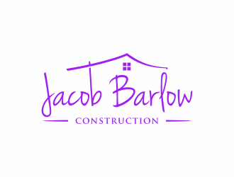 jacob barlow construction logo design by menanagan