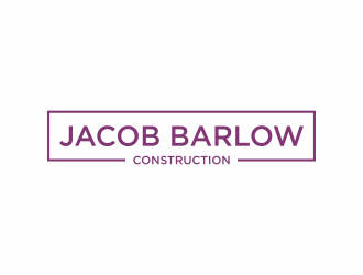 jacob barlow construction logo design by InitialD