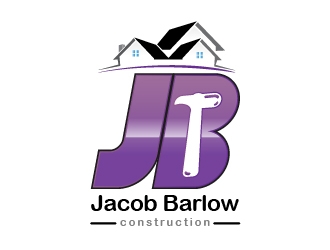 jacob barlow construction logo design by Herquis