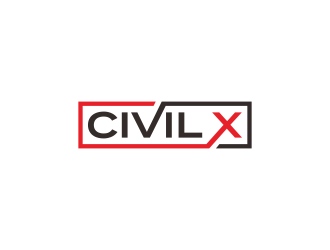 Civil X logo design by sokha