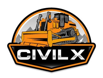 Civil X logo design by AamirKhan