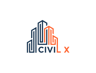 Civil X logo design by Kraken
