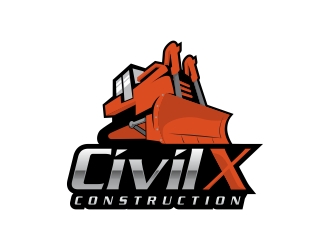 Civil X logo design by naldart