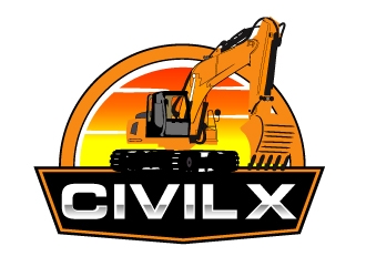 Civil X logo design by AamirKhan