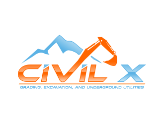 Civil X logo design by qqdesigns