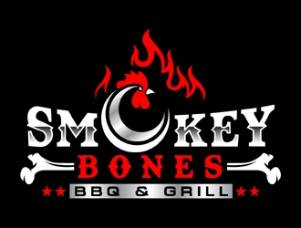 Smokey Bones BBQ & Grill  logo design by MAXR