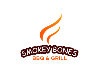 Smokey Bones BBQ & Grill  logo design by tukangngaret