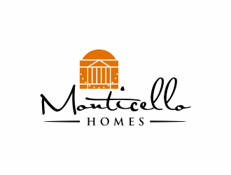 Monticello Homes logo design by Msinur