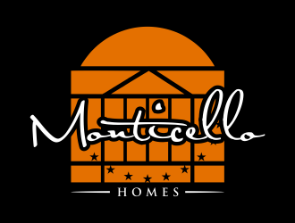Monticello Homes logo design by Msinur