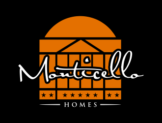 Monticello Homes logo design by Msinur