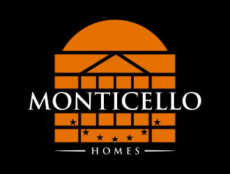 Monticello Homes logo design by Msinur