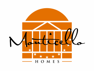 Monticello Homes logo design by Msinur
