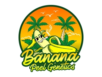 Banana Peel Genetics logo design by madjuberkarya