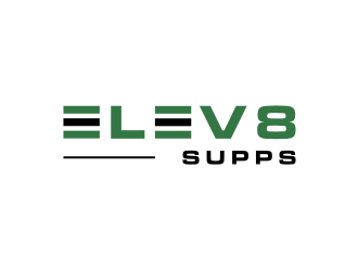 Elev8 Supps logo design by asyqh