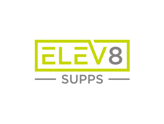Elev8 Supps logo design by rief
