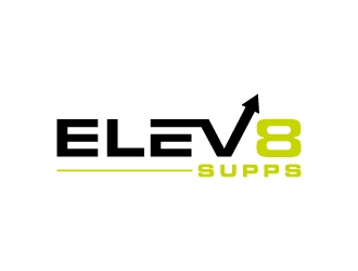 Elev8 Supps logo design by jaize