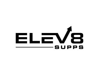 Elev8 Supps logo design by jaize