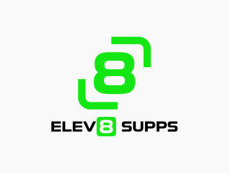Elev8 Supps logo design by careem