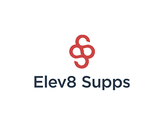 Elev8 Supps logo design by blackcane