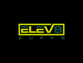 Elev8 Supps logo design by RIANW