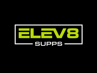 Elev8 Supps logo design by keylogo
