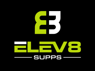 Elev8 Supps logo design by keylogo