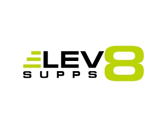 Elev8 Supps logo design by MUSANG