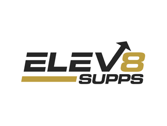 Elev8 Supps logo design by kunejo
